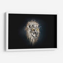 León metálico | Cuadro decorativo de Canvas Lab