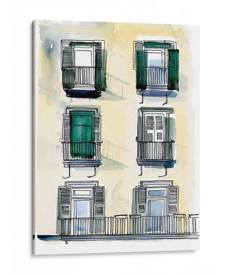 En El Lado Soleado De La Calle Ii - Jennifer Paxton Parker | Cuadro decorativo de Canvas Lab