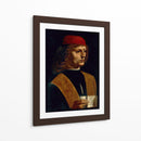 Retrato de un músico - Leonardo da Vinci | Cuadro decorativo de Canvas Lab