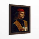 Retrato de un músico - Leonardo da Vinci | Cuadro decorativo de Canvas Lab
