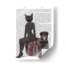 Impresión De Libro De Gato Negro Y Rottweiler - Fab Funky | Cuadro decorativo de Canvas Lab