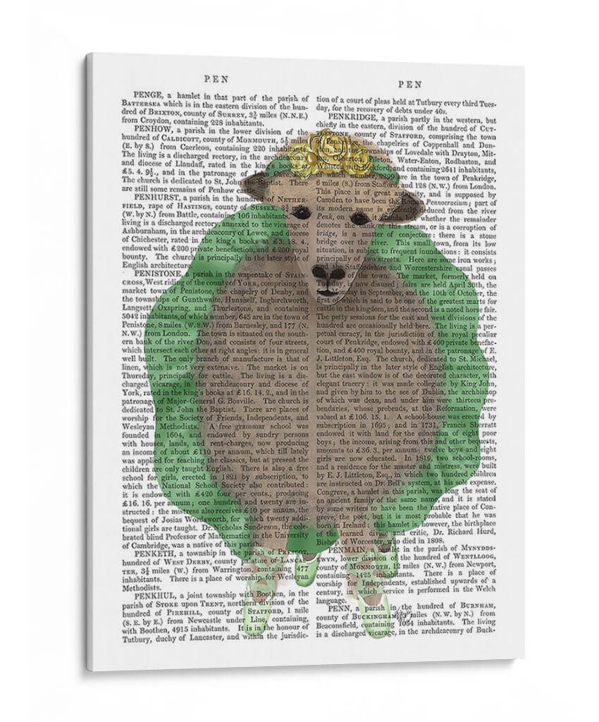 Ballet Ovejas 4 Libro Imprimir - Fab Funky | Cuadro decorativo de Canvas Lab