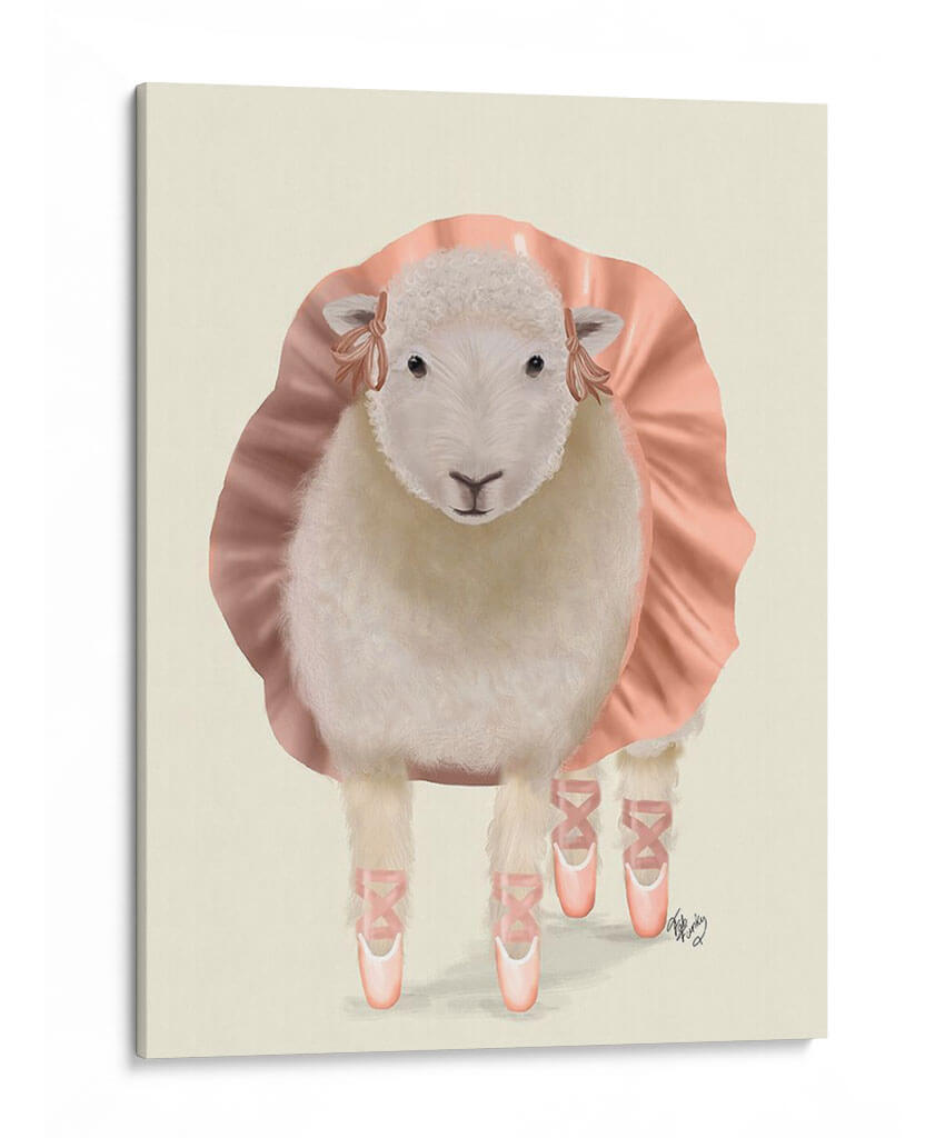 Oveja De Ballet 1 - Fab Funky | Cuadro decorativo de Canvas Lab