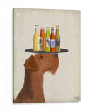 Airdale Beer Lover - Fab Funky | Cuadro decorativo de Canvas Lab