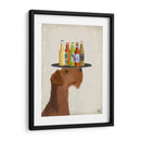 Airdale Beer Lover - Fab Funky | Cuadro decorativo de Canvas Lab