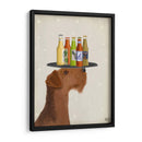 Airdale Beer Lover - Fab Funky | Cuadro decorativo de Canvas Lab