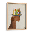 Airdale Beer Lover - Fab Funky | Cuadro decorativo de Canvas Lab