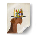Airdale Beer Lover - Fab Funky | Cuadro decorativo de Canvas Lab