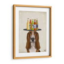 Basset Hound Beer Lover - Fab Funky | Cuadro decorativo de Canvas Lab