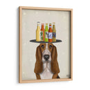 Basset Hound Beer Lover - Fab Funky | Cuadro decorativo de Canvas Lab
