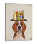 Beagle Cerveza Amante - Fab Funky | Cuadro decorativo de Canvas Lab
