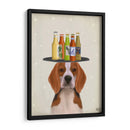 Beagle Cerveza Amante - Fab Funky | Cuadro decorativo de Canvas Lab