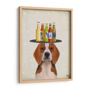 Beagle Cerveza Amante - Fab Funky | Cuadro decorativo de Canvas Lab