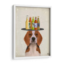 Beagle Cerveza Amante - Fab Funky | Cuadro decorativo de Canvas Lab