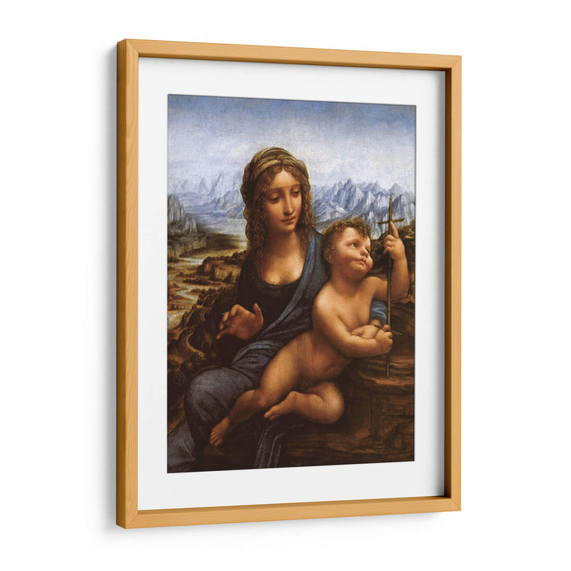 Virgen de la rueca - Leonardo da Vinci | Cuadro decorativo de Canvas Lab