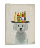 Bichon Frise Beer Lover - Fab Funky | Cuadro decorativo de Canvas Lab