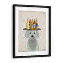 Bichon Frise Beer Lover - Fab Funky | Cuadro decorativo de Canvas Lab