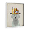 Bichon Frise Beer Lover - Fab Funky | Cuadro decorativo de Canvas Lab