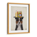 Border Collie Tricolor Beer Lover - Fab Funky | Cuadro decorativo de Canvas Lab