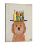 Labradoodle Gold Beer Lover - Fab Funky | Cuadro decorativo de Canvas Lab