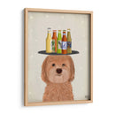 Labradoodle Gold Beer Lover - Fab Funky | Cuadro decorativo de Canvas Lab