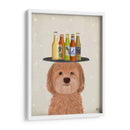 Labradoodle Gold Beer Lover - Fab Funky | Cuadro decorativo de Canvas Lab