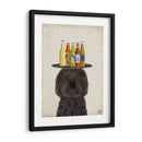 Labradoodle Black Beer Lover - Fab Funky | Cuadro decorativo de Canvas Lab