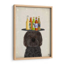 Labradoodle Black Beer Lover - Fab Funky | Cuadro decorativo de Canvas Lab