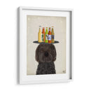 Labradoodle Black Beer Lover - Fab Funky | Cuadro decorativo de Canvas Lab