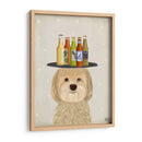 Labradoodle Blonde Beer Lover - Fab Funky | Cuadro decorativo de Canvas Lab