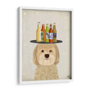 Labradoodle Blonde Beer Lover - Fab Funky | Cuadro decorativo de Canvas Lab