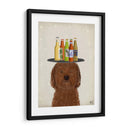 Labradoodle Brown Beer Lover - Fab Funky | Cuadro decorativo de Canvas Lab