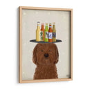 Labradoodle Brown Beer Lover - Fab Funky | Cuadro decorativo de Canvas Lab