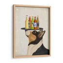 Corgi Tricolor Cerveza Amante - Fab Funky | Cuadro decorativo de Canvas Lab