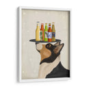 Corgi Tricolor Cerveza Amante - Fab Funky | Cuadro decorativo de Canvas Lab