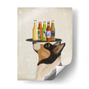 Corgi Tricolor Cerveza Amante - Fab Funky | Cuadro decorativo de Canvas Lab
