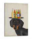 Amante De La Cerveza Dachshund - Fab Funky | Cuadro decorativo de Canvas Lab