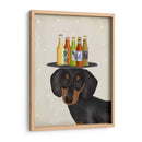 Amante De La Cerveza Dachshund - Fab Funky | Cuadro decorativo de Canvas Lab
