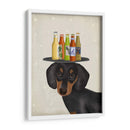 Amante De La Cerveza Dachshund - Fab Funky | Cuadro decorativo de Canvas Lab
