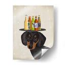 Amante De La Cerveza Dachshund - Fab Funky | Cuadro decorativo de Canvas Lab