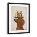 Dachshund Tan Beer Lover - Fab Funky | Cuadro decorativo de Canvas Lab