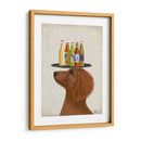 Dachshund Tan Beer Lover - Fab Funky | Cuadro decorativo de Canvas Lab