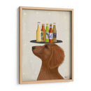 Dachshund Tan Beer Lover - Fab Funky | Cuadro decorativo de Canvas Lab