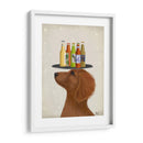 Dachshund Tan Beer Lover - Fab Funky | Cuadro decorativo de Canvas Lab