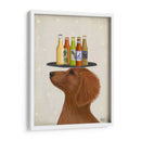 Dachshund Tan Beer Lover - Fab Funky | Cuadro decorativo de Canvas Lab