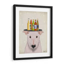 English Bull Terrier Cerveza Amante - Fab Funky | Cuadro decorativo de Canvas Lab