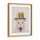 English Bull Terrier Cerveza Amante - Fab Funky | Cuadro decorativo de Canvas Lab