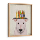 English Bull Terrier Cerveza Amante - Fab Funky | Cuadro decorativo de Canvas Lab