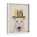 English Bull Terrier Cerveza Amante - Fab Funky | Cuadro decorativo de Canvas Lab