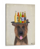 Amante De La Cerveza Del Pastor Alemán - Fab Funky | Cuadro decorativo de Canvas Lab